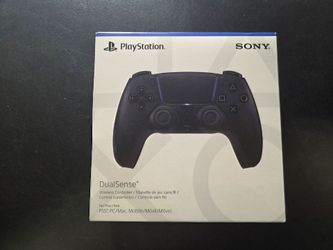 PS5 controller Black- Factory Sealed