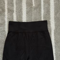 SO Women's Biker Bike Shorts Black XS Activewear Knit Nylon Spandex