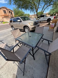6 piece outdoor table set