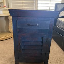 Wood Nightstand 20” W x 30” H x16” D