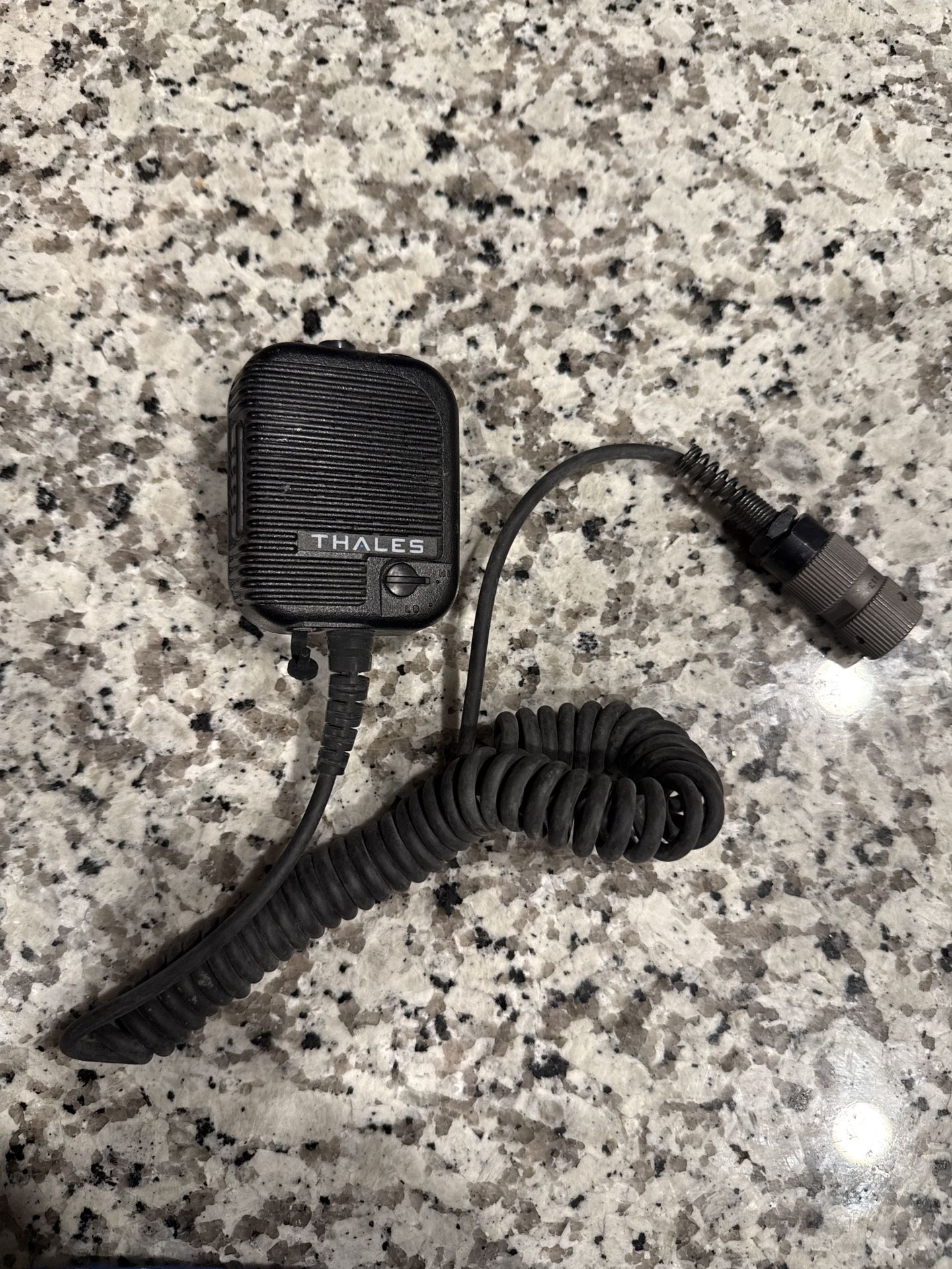 Thales Speaker Microphone SPKR MIC-1201 – Military/LEO Radio Accessory