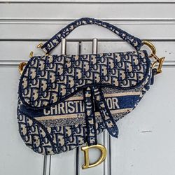 Authentic  Christian Dior Saddle Bag Never used
