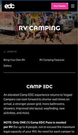 RV EDC CAMP