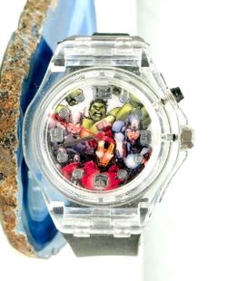 Marvel watch analog new battery