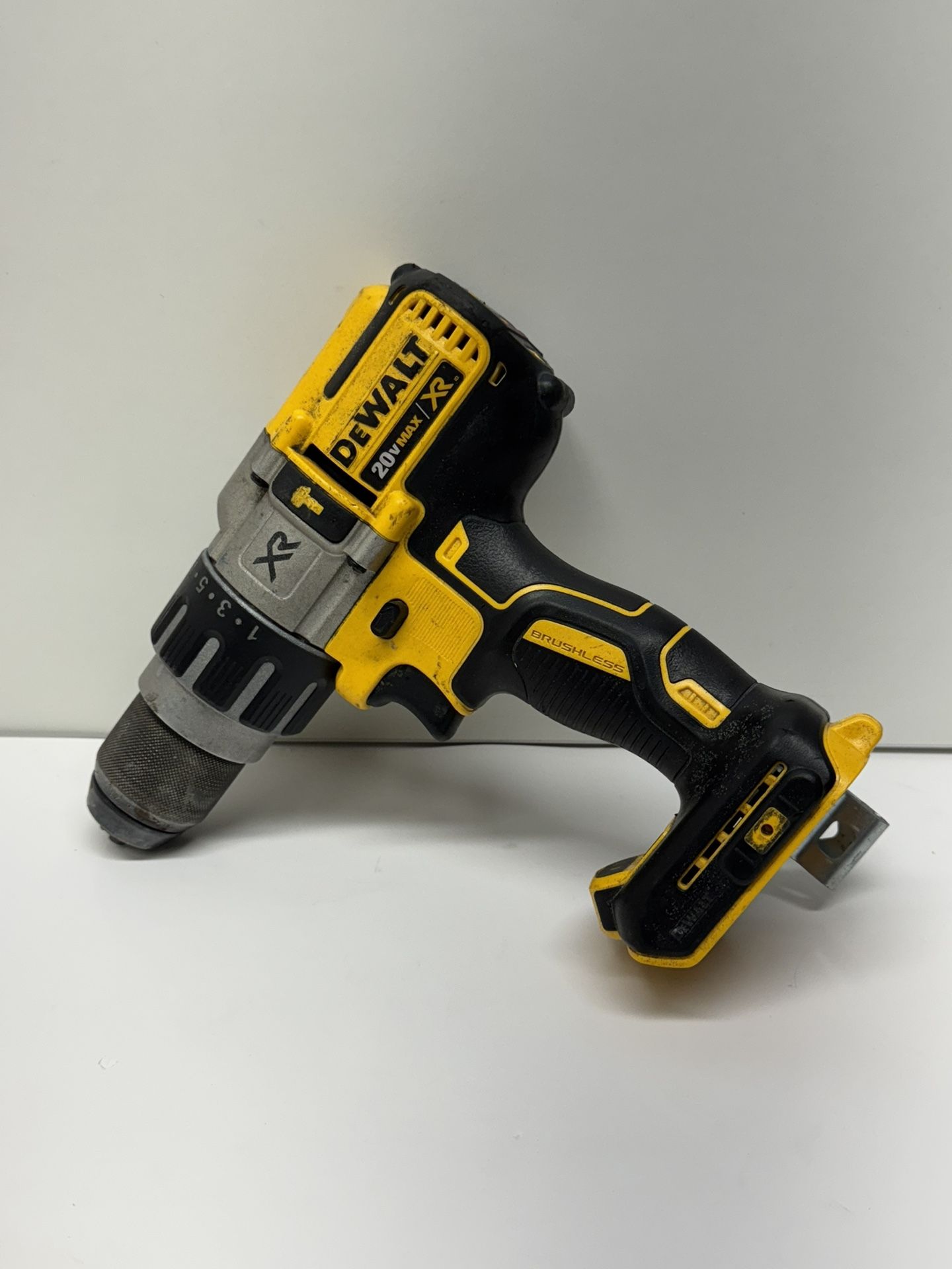 Used DeWalt 20V MAX XR Cordless Brushless 3-Speed 1/2 in. Hammer Drill In Perfect working Condition (Tool Only)