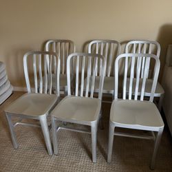 Crate And Barrel Delta Chairs With Cushions
