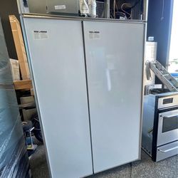 42” Ge monogram panel ready side by side refrigerator