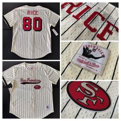 San Francisco 49ers - JERRY RICE - JERSEY AVAILABLE - MITCHELL & NESS - AUTHENTIC - LARGE