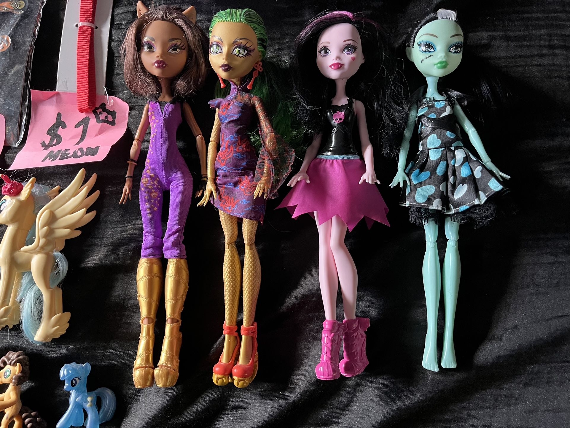 Monster high dolls/My little pony figs