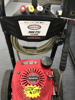 Simpson Pressure washer