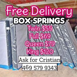 Box Springs  Twin box Full box  Queen box  King box  Bases para colchon  Box spring 