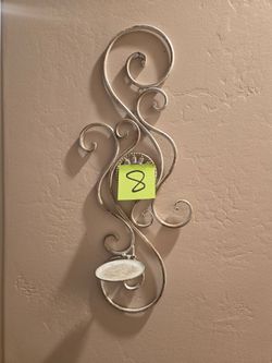 Wall candle decoration