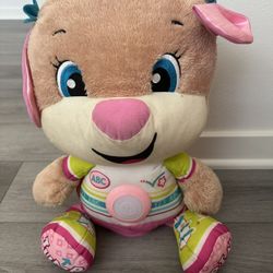Fisher Price Laugh And Learn Plush Puppy Like New Need Batteries