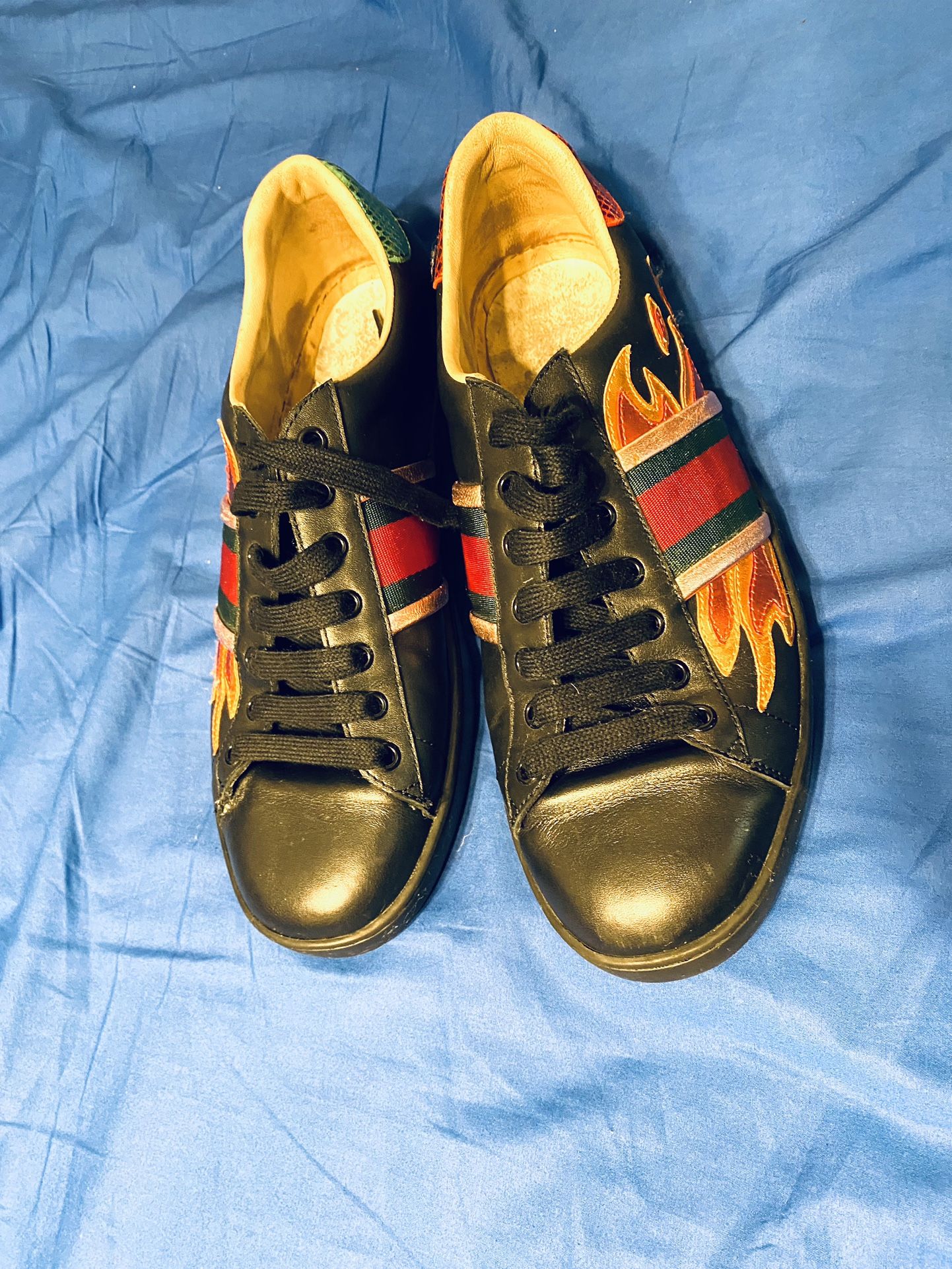 Gucci Ace Flame Sneakers 12