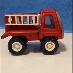 Vintage Buddy L Pressesd Steel Toy 1960 3" Fire Truck Complete