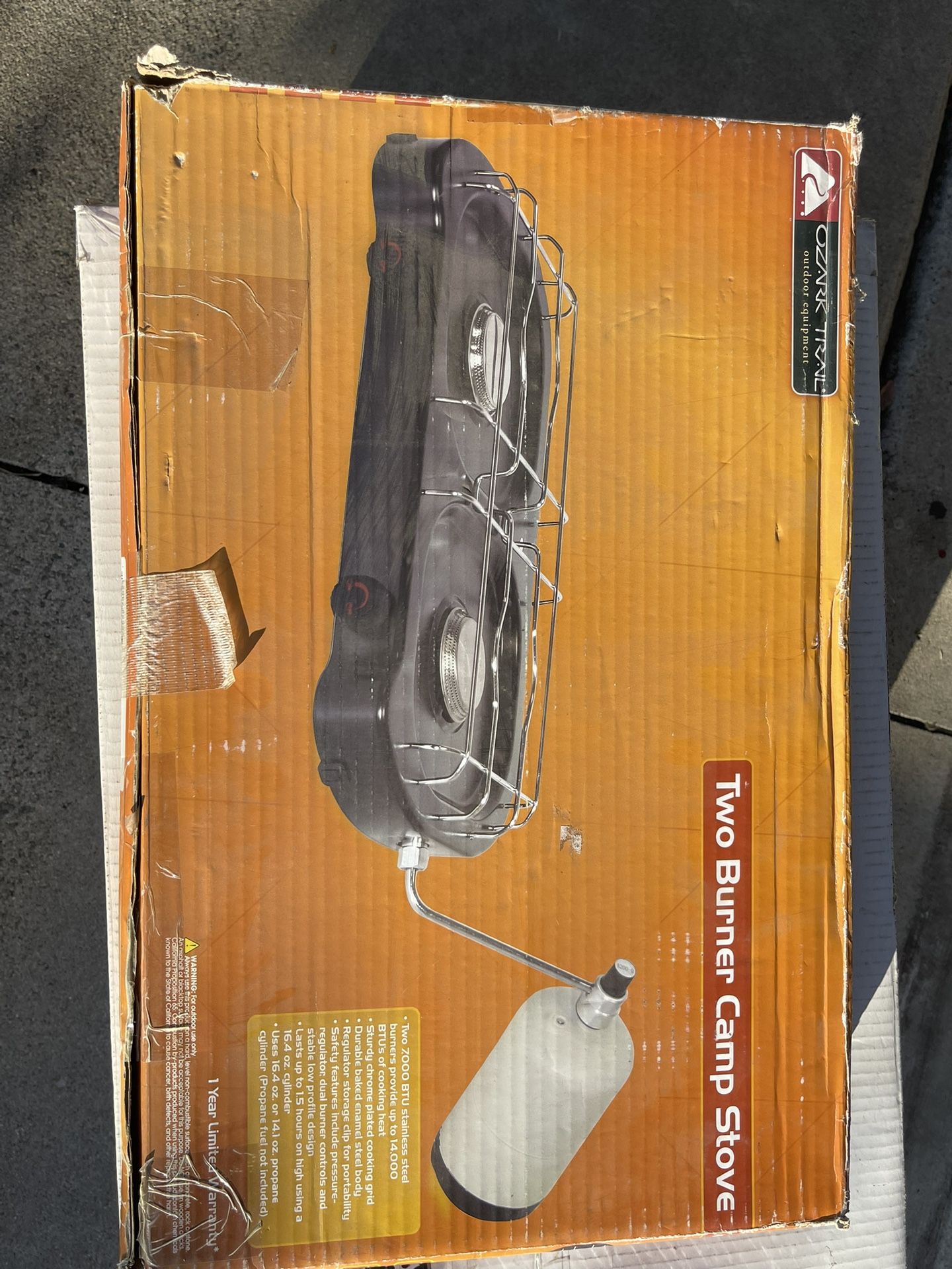 2 Burner/camp-backpack Propane Stovetop