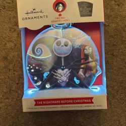 Nightmare before Christmas light up ornament