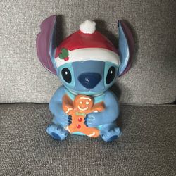 Disney Stitch And Gingerbread Cookie Jar