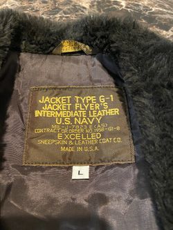 U.S Navy Leather Flight Jacket