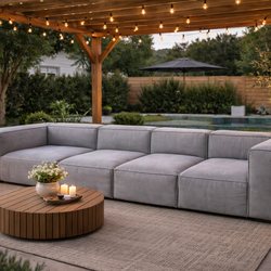 🔥 NICE AFFORDABLE (4) PIECE OUTDOOR SECTIONAL SOFA 🔥 FREE LOCAL DELIVERY!