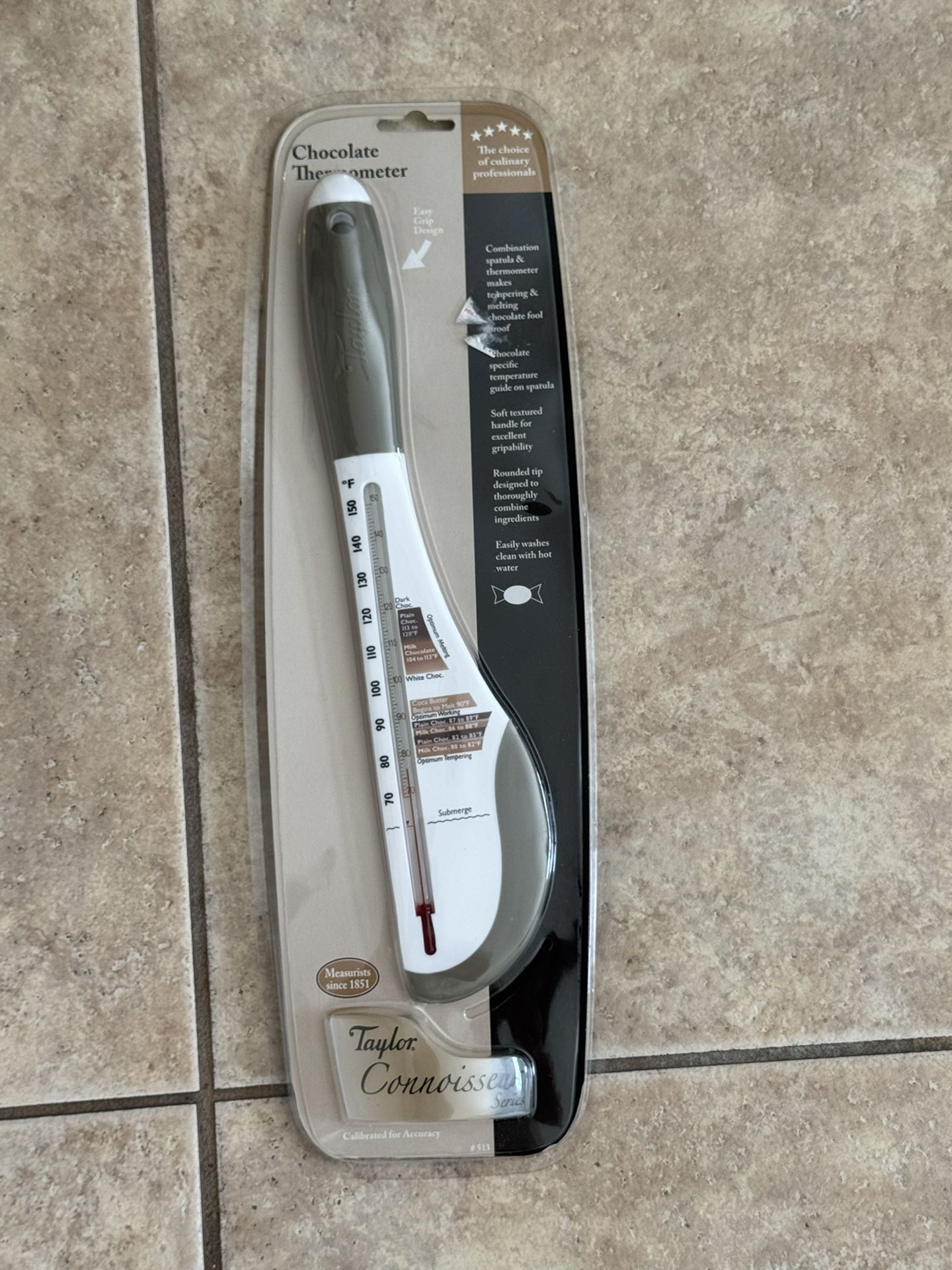 Brand New Unopened Taylor Connoisseur Chocolate Thermometer