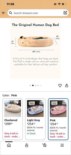 Plufl Original Human Dog Bed