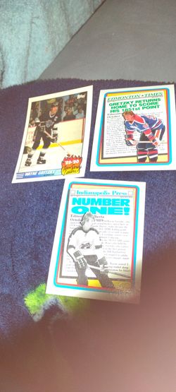Hockey Topps bundle of 3 Gretzky cash porch pickup Redmond