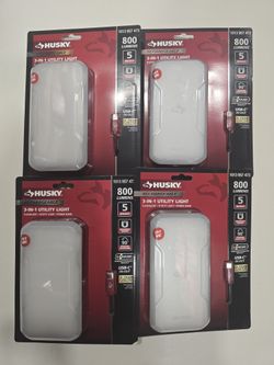 Husky 800 Lumens 5 Modes Magnetic Rechargeable Light 