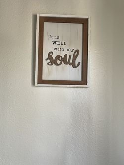 Wall Art It Is Well With My Soul
