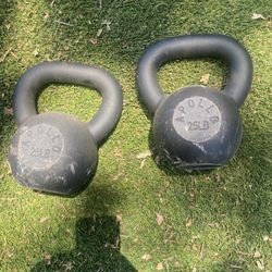 25 Lbs Kettlebells Weights