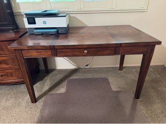 Wood desk