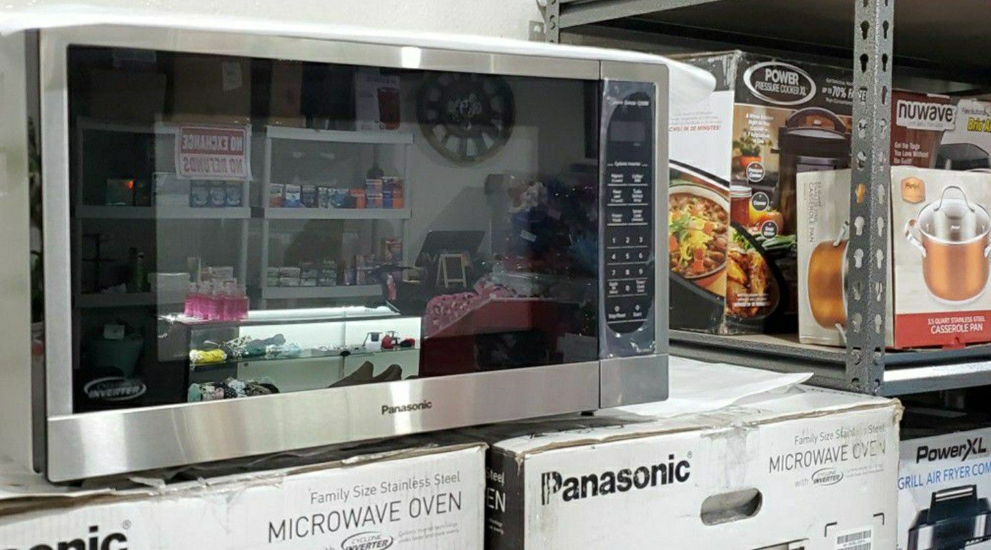 Panasonic 2.2 Cu.ft 1250 Watts Microwave/ Microonda 2.2 Cu.ft 1250 Watts