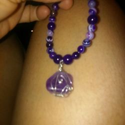 Genuine Amethyst gemstone bracelet by Jackie's