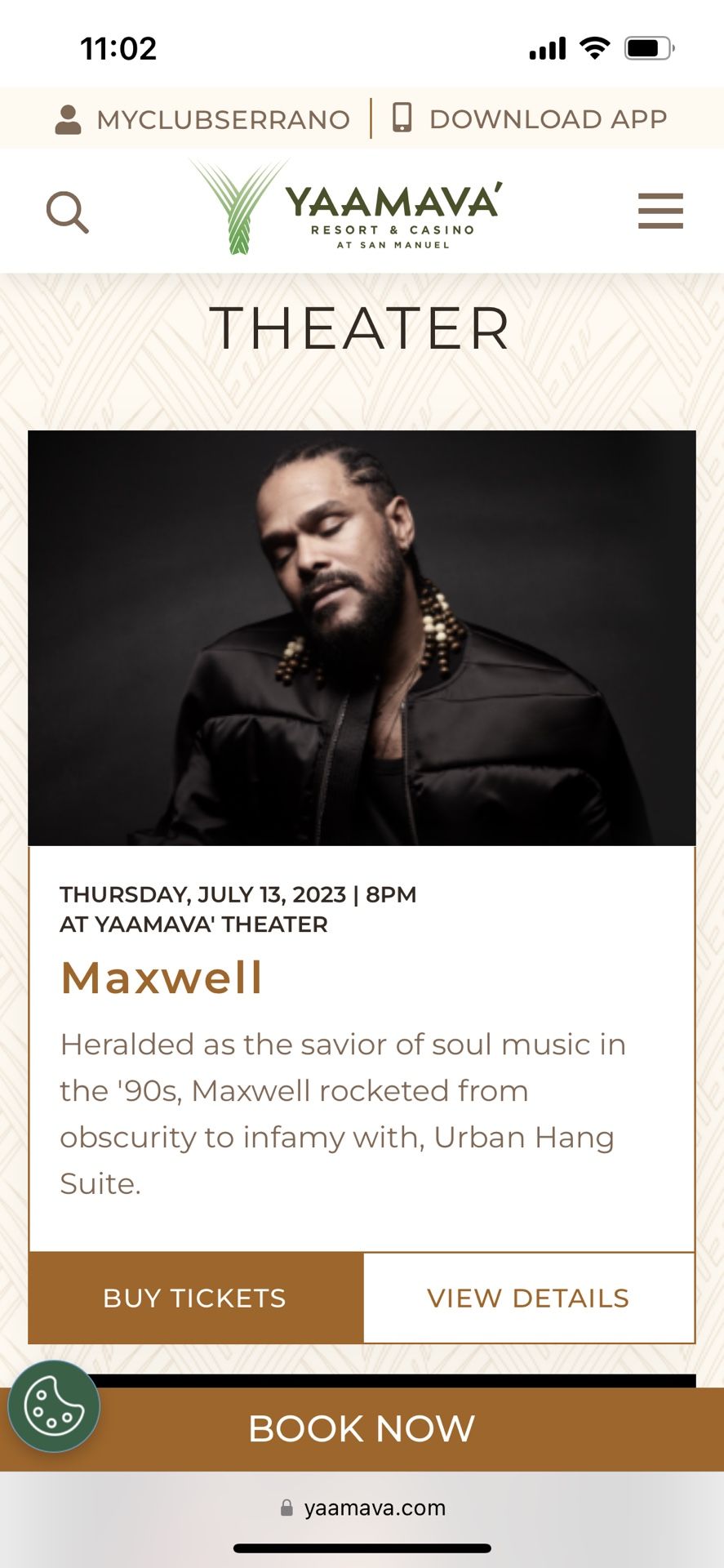 Maxwell Tickets For Sale