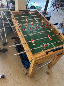 Fooz ball table