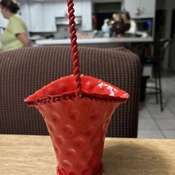 Red Metal basket
