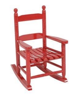 Child’s Wooden Porch Rocking Chair Red - NEW