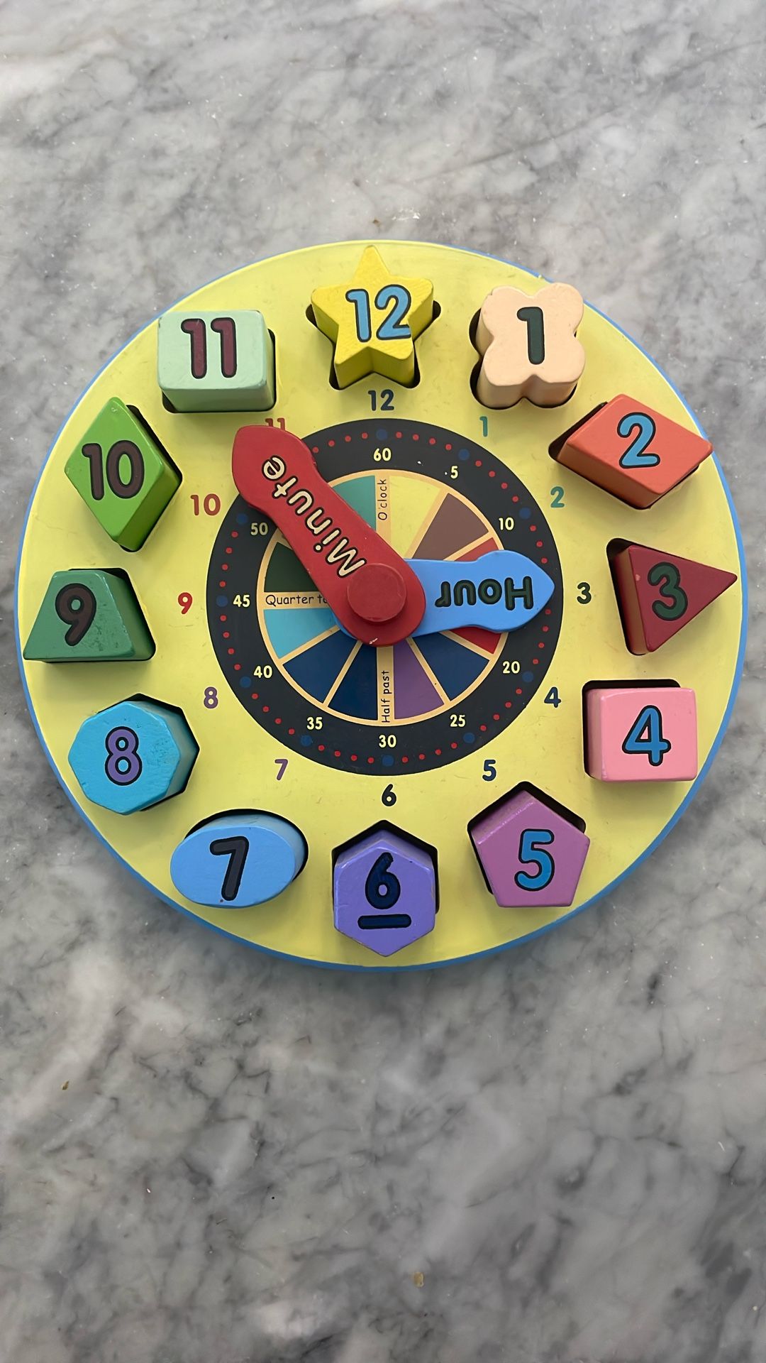 Melissa & Doug Shape Sorting Clock - Wooden Educational Toy