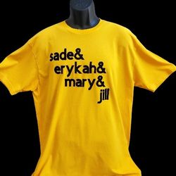 Sade& Erykah Badu& MaryJ Blige&Jill Scott& Lauryn Hill. Size XL Optional Sizes!