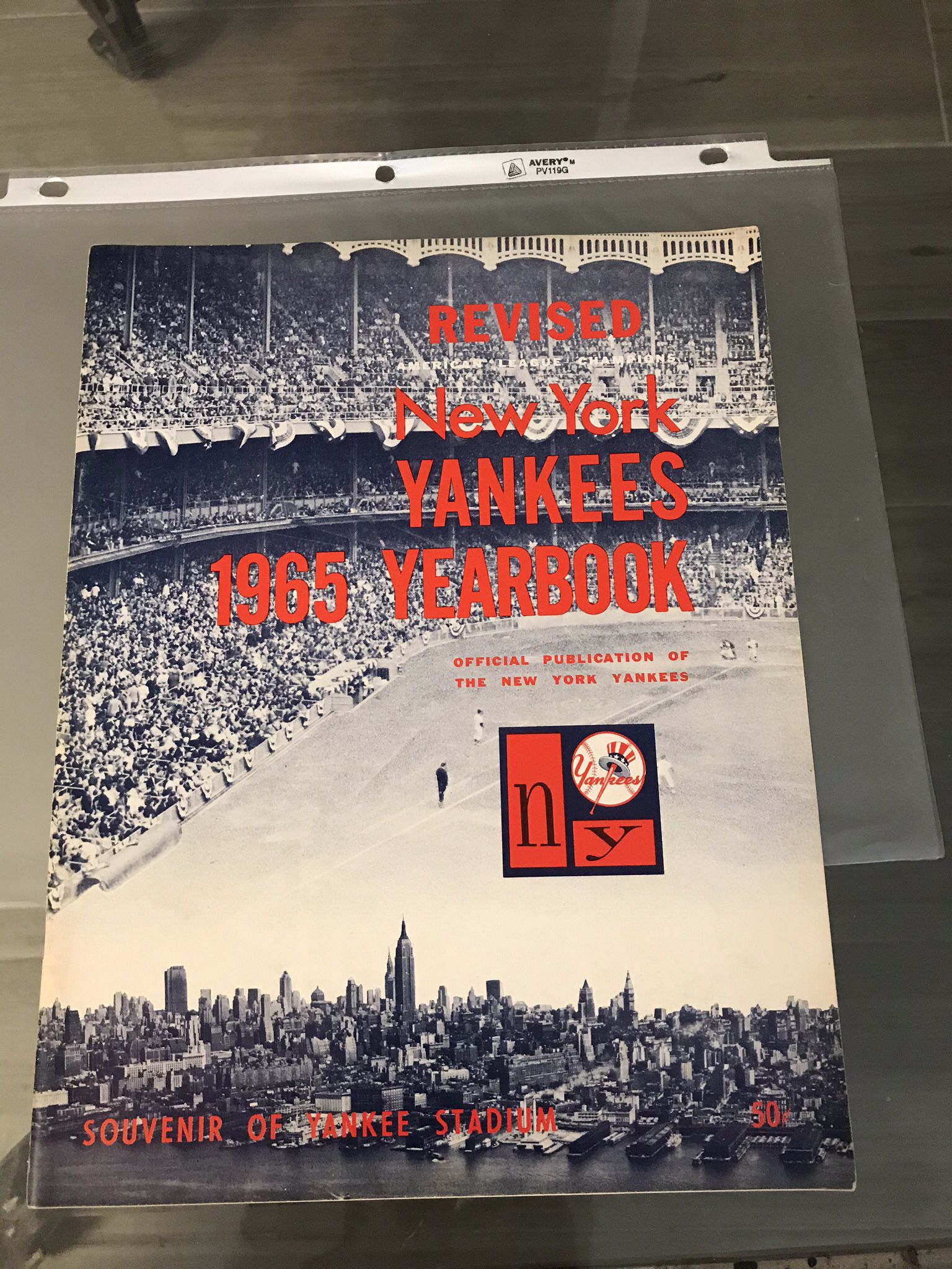1965 New York Yankees Yearbook Revised