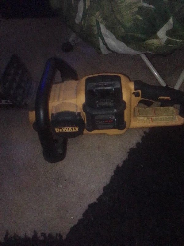 See DeWalt Brushless 60 Volt Max Chainsaw Brad How Much You Want For This