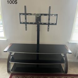 55" Inch TV Stand With TV Mount 