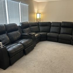 8 Seater Leather Sectional Couch