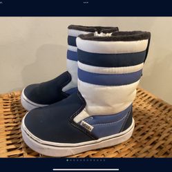 Kids Snow Rain Vans Boots Winter Christmas 