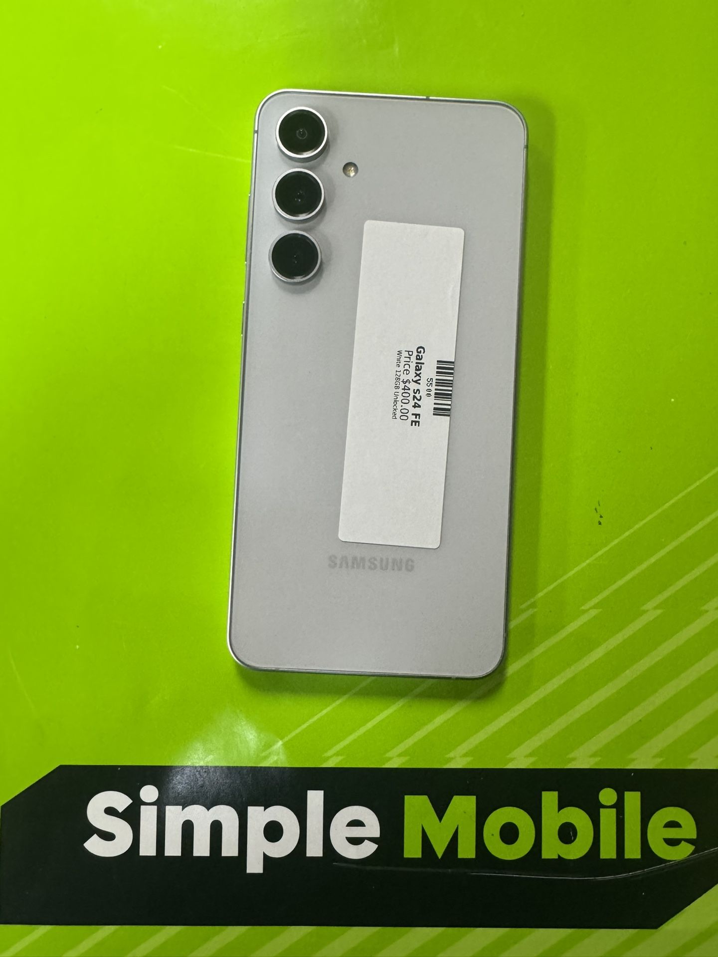 Samsung Galaxy S24FE. UNLOCK 128GB Cash 400