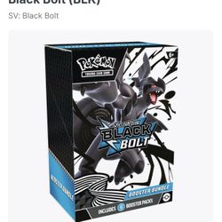 Pokemon Black Bolt Booster Bundle 