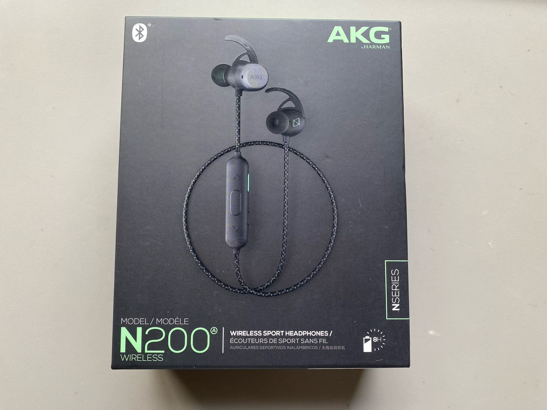 AKG Harman N200 Wireless Earbuds (New)