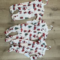 Baby Christmas Pajamas NWT Sizes Newborn, 3, 6, And 9 Months