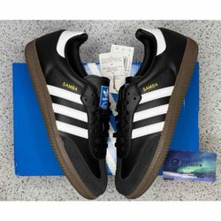 Adidas Samba Black White 6.5 Y, 6 Y