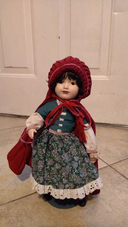 Antique porcelain doll.